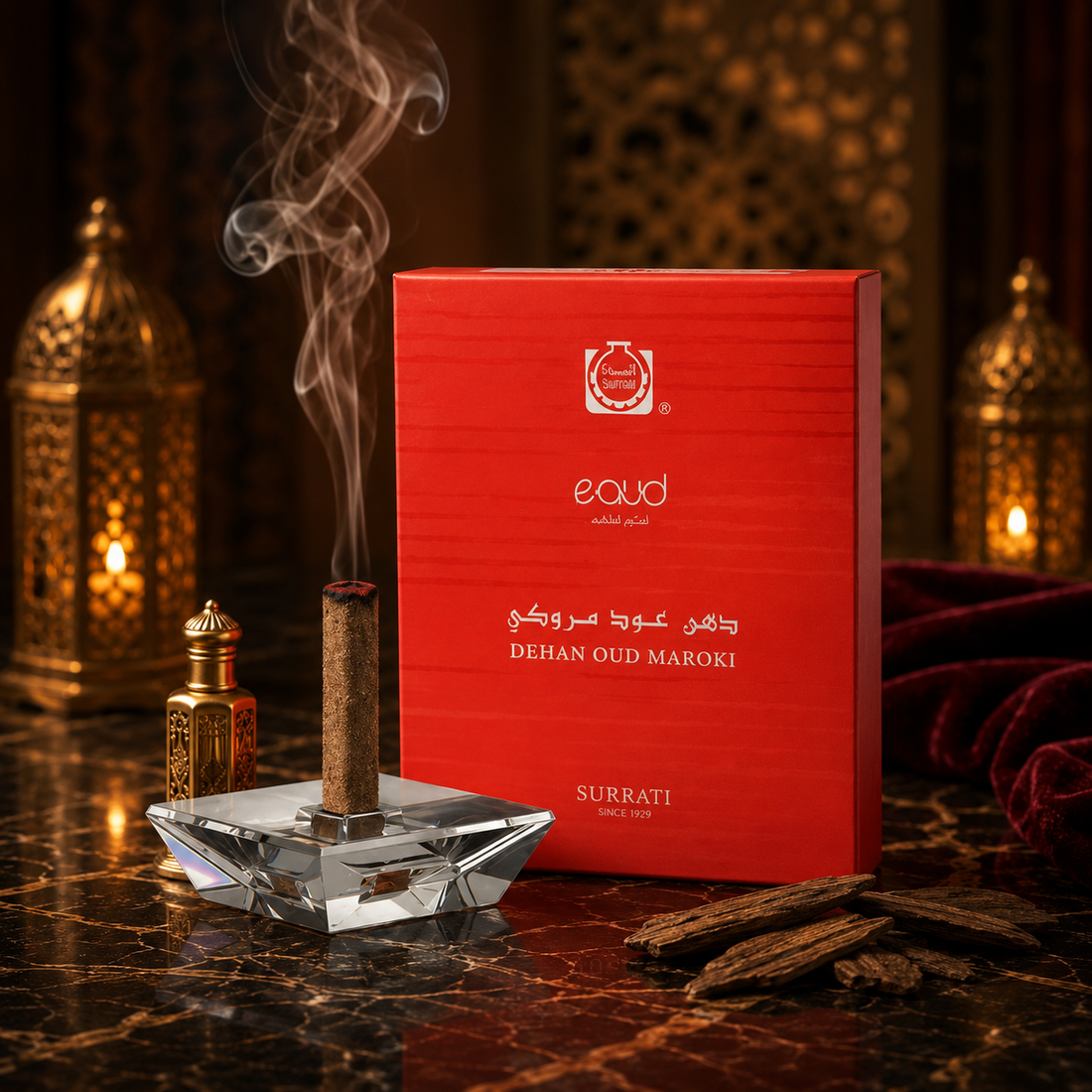 Surrati - E- Oud Sticks Dehan Al Oud Maroki - 75 grams
