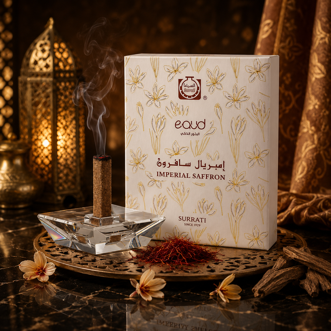 Surrati - E-Oud Sticks Imperial Saffron - 75 Grams