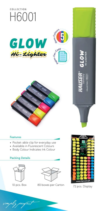 Glow Highlighter - Hauser Germany - 10 pcs