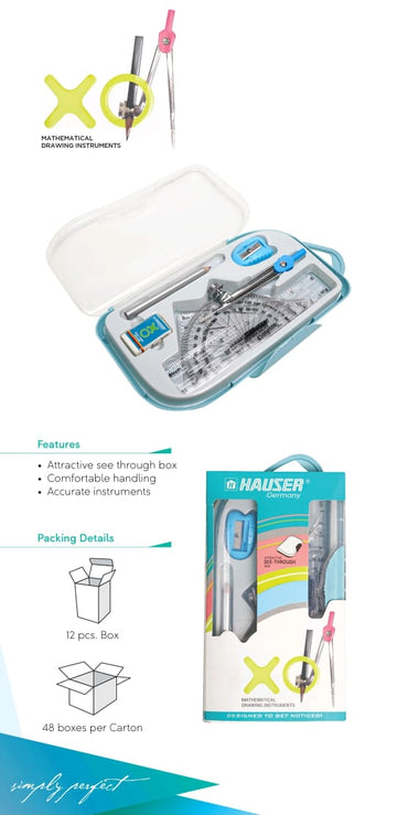 Mathematics Geometry Box - Hauser Germany
